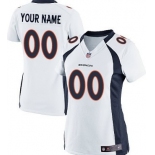Women's Nike Denver Broncos Customized White Limited Jersey
