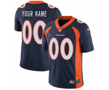 Youth Nike Denver Broncos Navy Customized Vapor Untouchable Player Limited Jersey