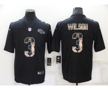 Men's Denver Broncos #3 Russell Wilson 2019 Black Statue Of Liberty Stitched NFL Nike Limited Jersey
