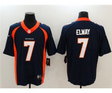 Men's Denver Broncos #7 John Elway Navy Blue 2017 Vapor Untouchable Stitched NFL Nike Limited Jersey