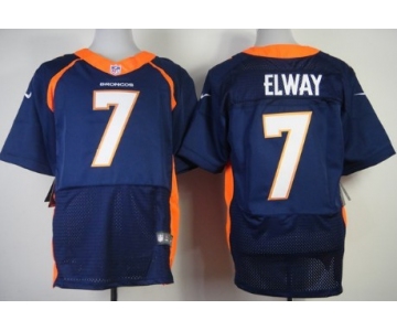 Nike Denver Broncos #7 John Elway 2013 Blue Elite Jersey