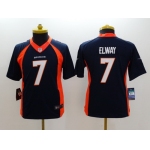 Nike Denver Broncos #7 John Elway 2013 Blue Limited Kids Jersey