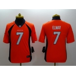 Nike Denver Broncos #7 John Elway 2013 Orange Limited Kids Jersey