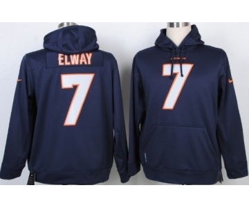 Nike Denver Broncos #7 John Elway Blue Hoodie