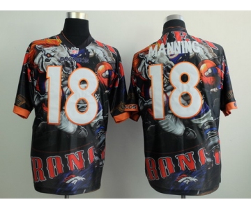 Nike Denver Broncos #18 Peyton Manning 2014 Fanatic Fashion Elite Jersey