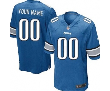 Kids' Nike Detroit Lions Customized Navy Blue Limited Jersey