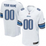 Kids' Nike Detroit Lions Customized White Limited Jersey