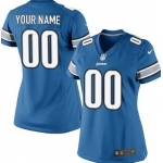 Women's Nike Detroit Lions Customized Light Blue Game Jersey