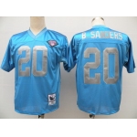 Detroit Lions #20 Barry Sanders Blue 75TH Throwback Jersey