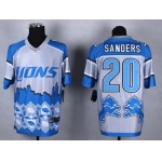 Nike Detroit Lions #20 Barry Sanders 2015 Noble Fashion Elite Jersey