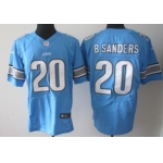 Nike Detroit Lions #20 Barry Sanders Light Blue Elite Jersey