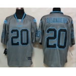 Nike Detroit Lions #20 Barry Sanders Lights Out Gray Elite Jersey