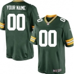 Men's Nike Green Bay Packers Customized Green Limited Jersey