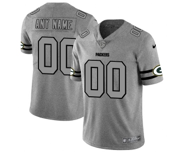 Nike Packers Customized 2019 Gray Gridiron Gray Vapor Untouchable Limited Jersey