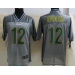 Nike Green Bay Packers #12 Aaron Rodgers 2013 Gray Vapor Elite Jersey