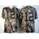 Nike Green Bay Packers #12 Aaron Rodgers Realtree Camo Elite Jersey