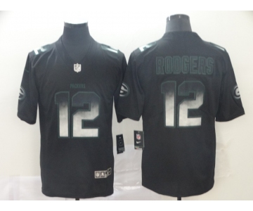 Nike Packers 12 Aaron Rodgers Black Arch Smoke Vapor Untouchable Limited Jersey