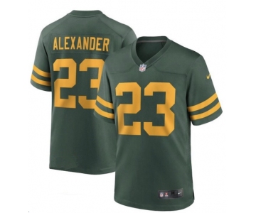 Men's Green Bay Packers #23 Jaire Alexander Green Yellow 2021 Vapor Untouchable Stitched NFL Nike Limited Jersey