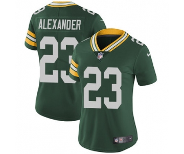 Nike Packers #23 Jaire Alexander Green Team Color Women's Stitched NFL Vapor Untouchable Limited Jersey