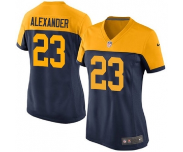 Nike Packers #23 Jaire Alexander Navy Blue Alternate Women's Stitched NFL New Limited Jersey