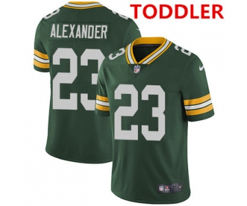 Toddler Nike Packers #23 Jaire Alexander Green Team Color NFL Vapor Untouchable Limited Jersey