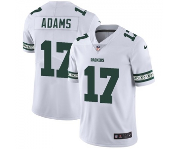 Green Bay Packers #17 Davante Adams Nike White Team Logo Vapor Limited NFL Jersey