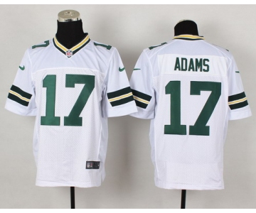 Nike Green Bay Packers #17 Davante Adams White Elite Jersey