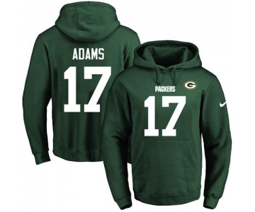 Nike Packers #17 Davante Adams Green Name & Number Pullover NFL Hoodie