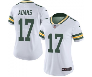 Nike Packers #17 Davante Adams White Women's Stitched NFL Limited Rush Jersey