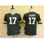 Youth Green Bay Packers #17 Davante Adams Green Team Color NFL Nike Game Jersey