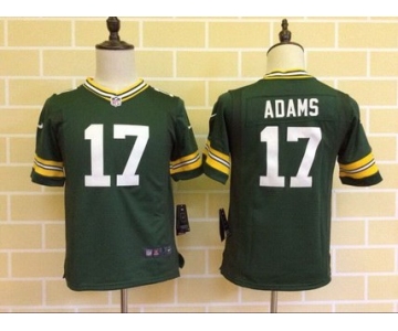 Youth Green Bay Packers #17 Davante Adams Green Team Color NFL Nike Game Jersey