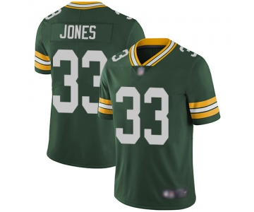 Men's Green Bay Packers #33 Aaron Jones Green Vapor Untouchable Limited Jersey