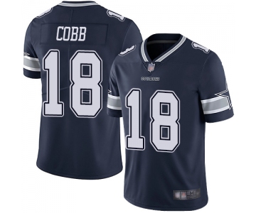 Cowboys #18 Randall Cobb Navy Blue Team Color Youth Stitched Football Vapor Untouchable Limited Jersey