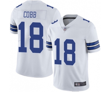 Cowboys #18 Randall Cobb White Youth Stitched Football Vapor Untouchable Limited Jersey