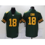 Men's Green Bay Packers #18 Randall Cobb Green Yellow 2021 Vapor Untouchable Stitched NFL Nike Limited Jersey