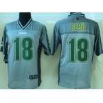 Nike Green Bay Packers #18 Randall Cobb 2013 Gray Vapor Elite Jersey