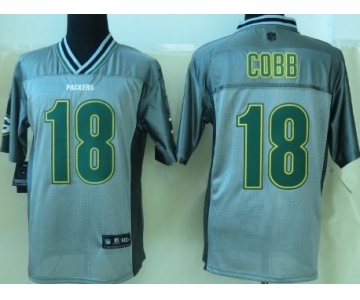 Nike Green Bay Packers #18 Randall Cobb 2013 Gray Vapor Elite Jersey