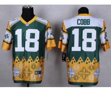 Nike Green Bay Packers #18 Randall Cobb 2015 Noble Fashion Elite Jersey