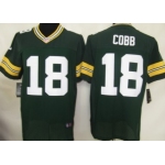 Nike Green Bay Packers #18 Randall Cobb Green Elite Jersey