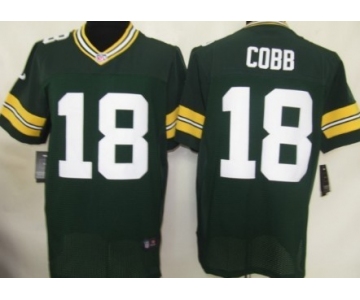 Nike Green Bay Packers #18 Randall Cobb Green Elite Jersey