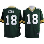 Nike Green Bay Packers #18 Randall Cobb Green Game Jersey