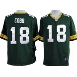 Nike Green Bay Packers #18 Randall Cobb Green Game Jersey