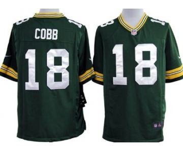 Nike Green Bay Packers #18 Randall Cobb Green Game Jersey