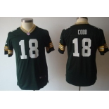 Nike Green Bay Packers #18 Randall Cobb Green Game Kids Jersey