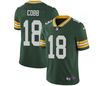 Nike Green Bay Packers #18 Randall Cobb Green Team Color Men's Stitched NFL Vapor Untouchable Limited Jersey