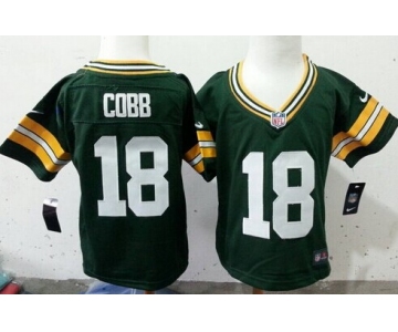 Nike Green Bay Packers #18 Randall Cobb Green Toddlers Jersey