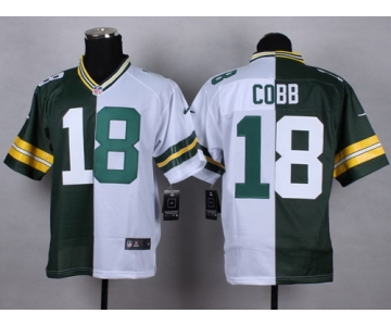 Nike Green Bay Packers #18 Randall Cobb Green/White Two Tone Elite Jersey