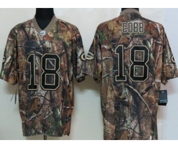 Nike Green Bay Packers #18 Randall Cobb Realtree Camo Elite Jersey