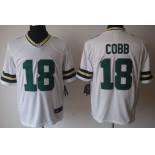 Nike Green Bay Packers #18 Randall Cobb White Game Jersey