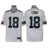 Nike Green Bay Packers #18 Randall Cobb White Limited Jersey